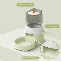 Fuente de agua de gran capacidad, cuenco con separación en seco y húmedo, fuente de agua, alimentador automático para mascotas, dispensador de comida para perros desmontable - details 8