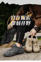 Zapatos deportivos para hombre, novedad de 2025, botas planas para correr, zapatos de senderismo antideslizantes de alta calidad, zapatos de senderismo al aire libre con suela de goma para hombre - details 10
