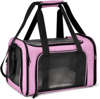 Mochila de transporte para perros suave bolsa de viaje para gatos aprobada por aerolíneas para perros pequeños salida en estilo mochila de lado suave - details 2