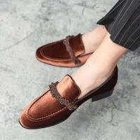 2023 zapatos cómodos del partido del ante del espectáculo del zapato de cuero de los hombres del Reino Unido del nuevo diseño de la moda - details 7