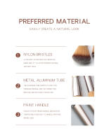 Juego de brochas de maquillaje profesional para mujer, alta calidad, belleza, maquillaje coreano, cosméticos, 10 Piezas - details 1