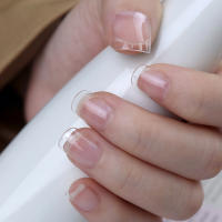 120pcs Uñas Postizas De Gel Suave Super Cortas XXS Cubiertas Almendradas Para Pequeños Espacios De Uñas Press on Falsas Uñas - details 4