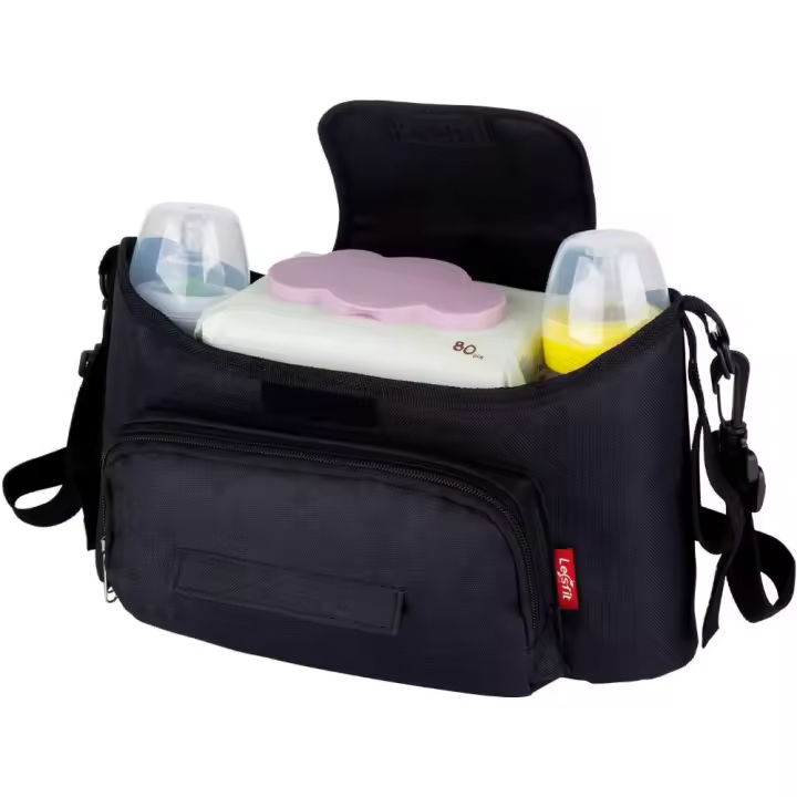 Organizador de Cochecito Bolsa, Organizador Multifuncional Lesfit para Bebé, Carrito Impermeable con Dos pasillos para Botellas - 1