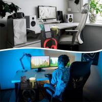 Clip desmontable en soporte para taza de escritorio, Clip de Metal, soporte giratorio antiderrames para auriculares, fácil instalación, ahorro de espacio - details 2