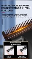 Recortadora de pelo de precisión inalámbrica para hombres, cortadora de cabello profesional, recortadora de barba, cortadora de cabello recargable, cero Gapped - details 2