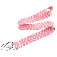 Llavero con cinta para correas, correa para teléfono móvil, soporte para etiqueta de nombre, cordón de corazón, correa para el cuello de amor, soporte para insignia, tarjeta de identificación, cuerda para colgar - details 5