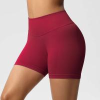 Pantalones cortos de gimnasio ajustados de estiramiento alto cómodos respirables deportivos de cintura para mujer, ropa deportiva para mujer para - details 26