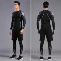 Traje Deportivo de Compresión para Hombres Secado Rápido Rashguard Ropa de Deportivo para Fitness y Entrenamiento de MMA Camisetas de Jogging y Correr - details 5