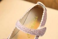 Zapatos de cuero para niñas pequeñas, zapatos planos grandes con purpurina y nudo de lazo, zapatos de vestir ostentosos de princesa para fiesta de baile - details 14