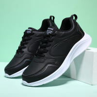 Zapatillas de deporte de cuero para mujer, zapatos deportivos ultraligeros de talla grande, primavera y otoño - details 2