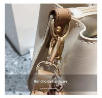 Bolso de hombro informal para mujer, bolso de mano para mujer, bolso de mensajero, bolso de mano para mujer impermeable, bolso de compras estilo universitario de cuero PU - details 1