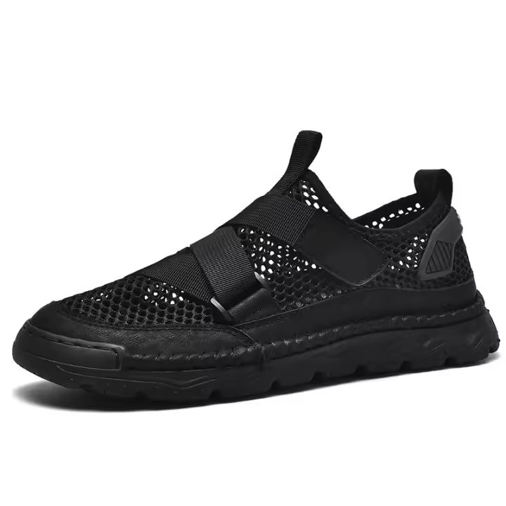 xSandalias de gran tamaño para hombre, zapatos nuevos de verano, sandalias de playa, sandalias de arrastre para hombre, antideslizantes, cosidas a mano, zapatos para hombre - 1