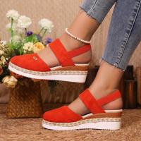 Sandalias de verano de moda con tacón de cuña para mujer - details 3
