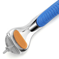 Cuchilla Turbo de cinco capas para afeitado masculino, accesorios de maquinilla de afeitar, herramientas de peluquero, barbería - details 2