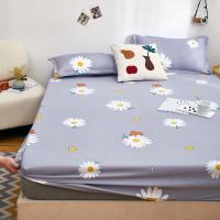 Sábana Ajustable Impermeable Cubierta de Cama Elástica Amigable con la Piel Estilo Floral - details 5