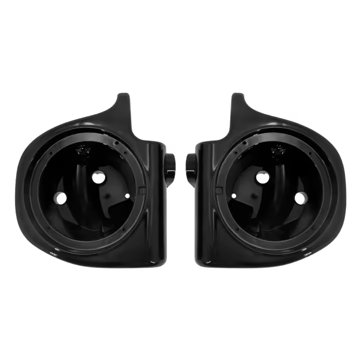 Carenado inferior ventilado para motocicleta, Cajas de altavoces de 6,5 pulgadas, color negro, para Harley Touring Electra Street Glide Ultra Classic FLHR 93-2013 - 1