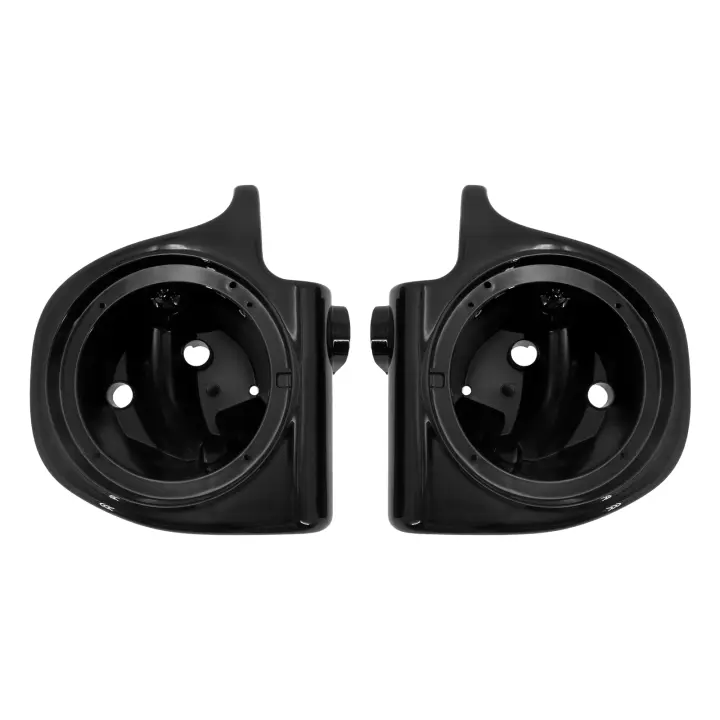 Carenado inferior ventilado para motocicleta, Cajas de altavoces de 6,5 pulgadas, color negro, para Harley Touring Electra Street Glide Ultra Classic FLHR 93-2013 - 1