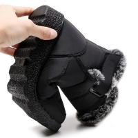 Botas impermeables de nieve de algodón de tubo nuevo High 2025 para mujer, zapatos casuales - details 5