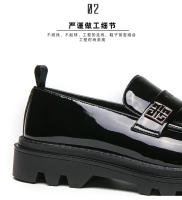 Zapatos de cuero casuales brillantes que aumentan la altura de los hombres Versión coreana de zapatos de cuero pequeños de moda - details 5