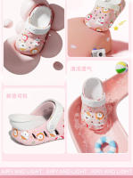 Zapatillas de Playa Impresas para Niños y Niñas Diseño de Dibujos Animados Lindo Bolso de Cabeza - details 4