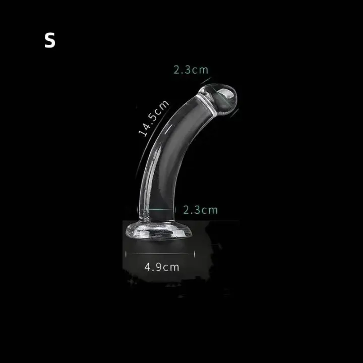 Leten Plug Transparente de 3 Tamaños Ventosa Fuerte para G-spot Masajeador Vaginal Expansor Anal - 1