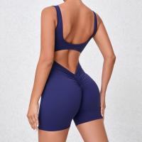 Mono Deportivo para Mujer, peleles, mono Deportivo para correr, entrenamiento de una Pieza para Yoga, Pantones cortos sin espalda, Pelele de Realce - details 13