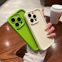 Funda de teléfono de silicona de Color caramelo de lujo para IPhone 11 13 12 14 15 16 Pro Max 15 Pro 14 PLUS funda a prueba de golpes funda para Iphone 11 Pro - details 3