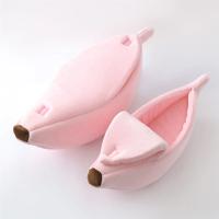 Camas para gatos con forma de plátano para interiores, cama para gatos con comodidad para dormir profundamente en invierno, productos creativos para mascotas, camas para perros y gatos pequeños - details 4