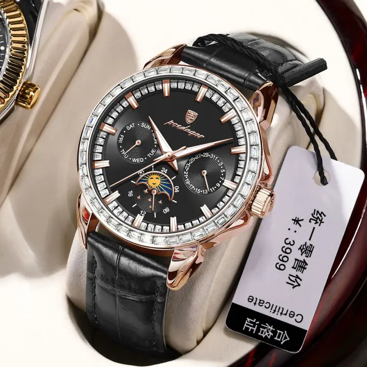 Cinturón de lujo de marca suiza Reloj para hombre Reloj multifuncional de moda - 1
