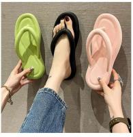 Chanclas planas Inspopulareva ultraligeras de verano para mujer, zapatos de playa dulces en colores caramelo, prendas de vestir enrolladas para niñas - details 4