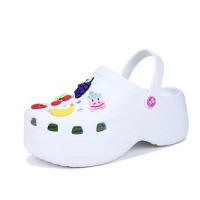 Sandalias clásicas blancas para mujer, zuecos de jardín, zapatos de playa informales, hogar - details 10