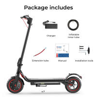 IScooter W7-patinete eléctrico plegable para adultos, patinete eléctrico de 35 KM/H, patinete eléctrico de 350W, patinete de 36V y 7,8Ah - details 12