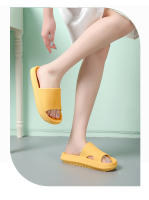 Zapatillas suaves de verano a la moda para mujer, plataforma gruesa para baño, hogar, antideslizantes para interiores, toboganes con cojín de nube para mujer - details 4