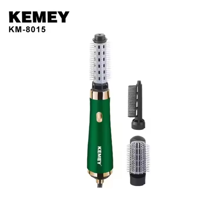 Kemei Cepillo para el cabello Secador de pelo en uno Herramientas de peinado 3 en 1 Peinador para obtener resultados suaves y sin encrespamiento para todo tipo de cabello de mujer - 1