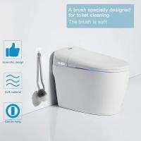 Cepillo De Inodoro Plástico Con Mango Largo Cepillo De Limpieza Para WC Cerdas Suaves Acessorios De Baño Eliminador De Ranuras Para Hogar - details 7