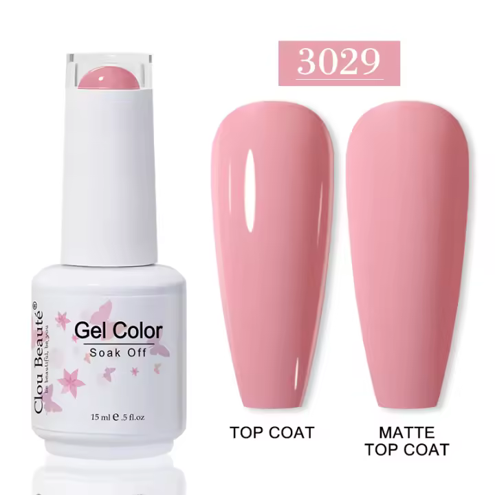 Clou Beaute-esmalte de uñas en Gel barniz semipermanente para manicura Color sólido, novedad de 2022 - 1