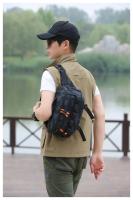 Mochila táctica de pecho para acampar Bolsa de cintura para gimnasio al aire libre - details 11