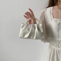 Bolso 2025 nueva moda de moda redonda perla portátil plisado nube bolsa nicho temperamento hombro bolsa de mensajero - details 8