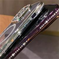 Funda Transparente de Diamante para iPhone Carga Inalámbrica Magnética Accesorios de Electrónica - details 12