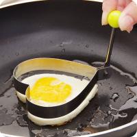 Molde para panqueques de huevo frito de acero inoxidable, 4 formas, anillo, molde para freír, sartén antiadherente, herramienta de cocina para freír huevos - details 5