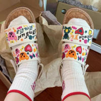 Zapatillas planas para mujer 2025 nuevas sandalias bordadas con suela de corcho ~ sandalias de vacaciones de verano - details 2