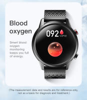 Reloj inteligente con pantalla completamente táctil de 1,32 pulgadas, oxígeno, presión arterial, prueba de frecuencia cardíaca, recordatorio de llamadas entrantes, IP67 - details 3