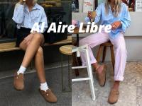 evellyhootd Zuecos de Ante con Punta Redonda y Plantilla de Corcho Cómodo para Mujer con Hebilla Ajustables 【Se recomiendan pies anchos y empeines gruesos para una talla más grande】 - details 2