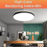Lámpara de techo de Alta luminosidad para Decoración de interiores plafón Led para dormitorio salón Luz impermeable RGB - details 3