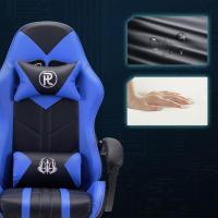 Silla Gaming Silla de Oficina Silla Giratoria Silla de Ordenador Silla de Tareas Silla de Escritorio Silla Ergonómica Silla de Carreras Silla de Cuero Silla PC Gaming (Rojo, con reposapiés) - details 42