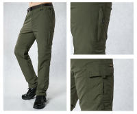 Pantalones tácticos de carga versátiles, impermeables, ligeros y extensibles para senderismo - details 6