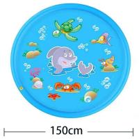 Boquilla de delfín móvil, juego de agua para niños, césped al aire libre, playa, juego de aerosol de verano, tapete con diseño de letras, tapete de juguete - details 12