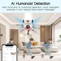 Cámaras de vigilancia wifi doméstico inalámbrico WIFI inteligente remoto  interior Lámpara alarma vigilancia - details 9