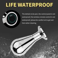 Leten Vibradores de Acero Inoxidable Masajeador Erectil para Prostate Juguete Sexual Control Remoto - details 5