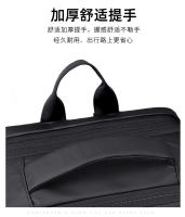 Bolso para Computadora de Negocios de Gran Capacidad Mochila de Cuero Anti-Salpicaduras con Sensación de Alta Gama - details 10